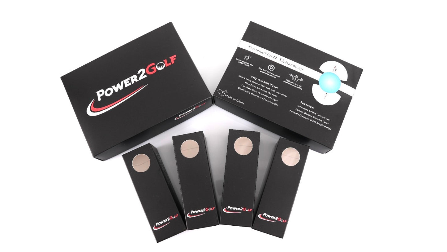 Power2Golf Premium Golf Balls (Dozen Pack)